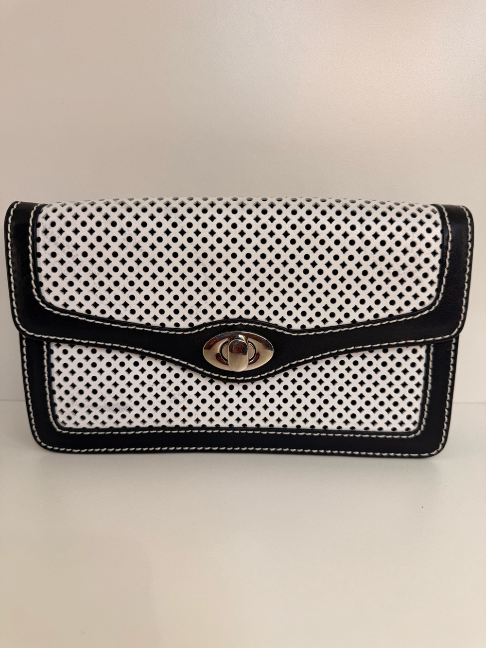 Isabella Fiore Envelope Turn Lock Clutch Purse